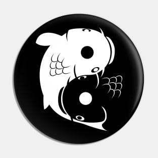 Yin Yang carp Pin