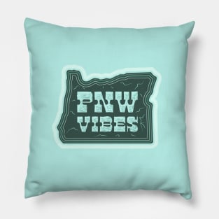 Oregon PNW Vibes Pillow