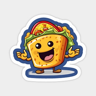 kawaii Taco cehees T-Shirt cute potatofood funny Magnet