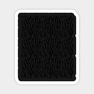 Decorative Black and White Pattern Magnet