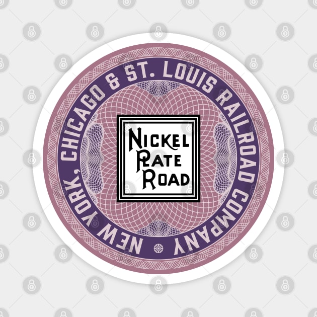 New York, Chicago and St Louis Railroad - Nickel Plate Road (NKP) - Railroad  Logo - Magnet
