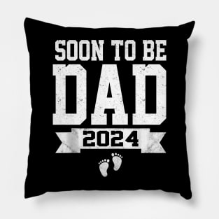 Soon to Be Dad 2024 Pregnancy Announcement New Dad Pillow