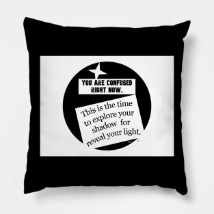 Bilbao oracle card 18 shadow light Pillow