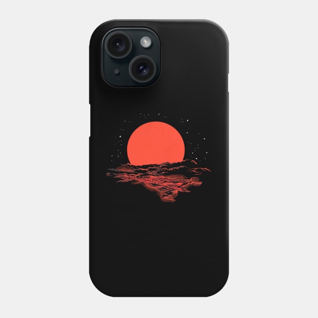 space sunset Phone Case by Lambdog comics!