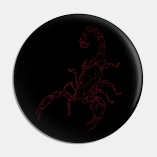 Scorpion 3D Red Pin