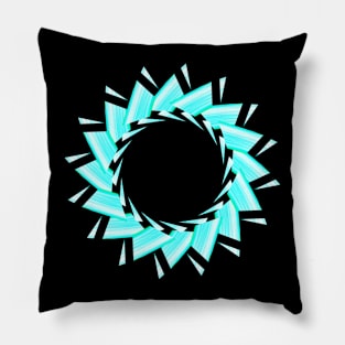 Blue mandala Pillow