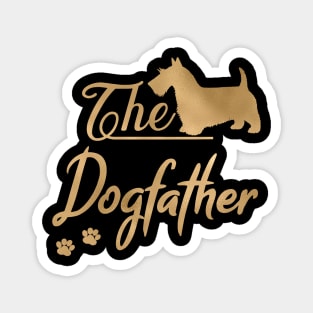 The Scottish Terrier aka Scottie Dogfather Magnet