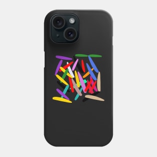 Pattern with bright and dark colors Phone Case