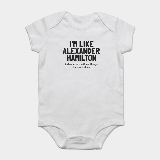 hamilton baby onesie