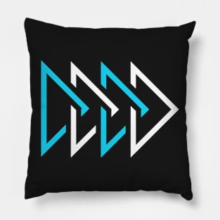 Four Interlocked Triangles Pillow