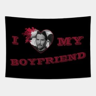 I Love My Boyfriend_Keanu Reeves Tapestry