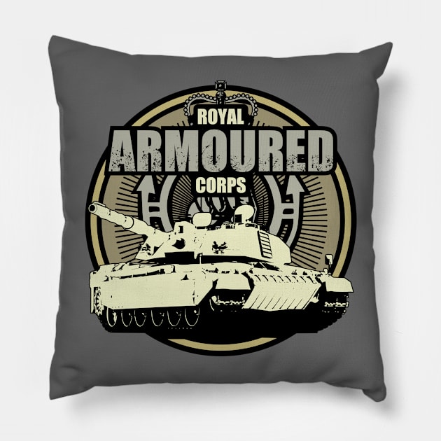 Royal Armoured Corps Pillow by TCP