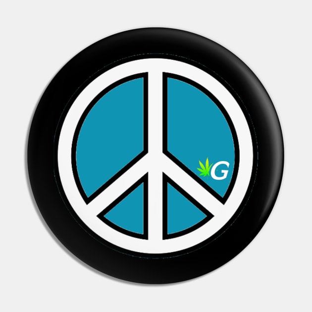 PEACE Pin by Global Dank Commission 