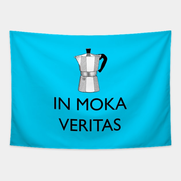 In moka veritas Tapestry by Blacklinesw9