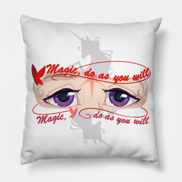 Magic, do as you will! Pillow by DawnDragon Art