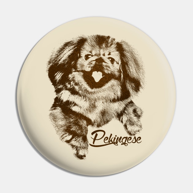 Cute Pekingese dog Pin by Nartissima