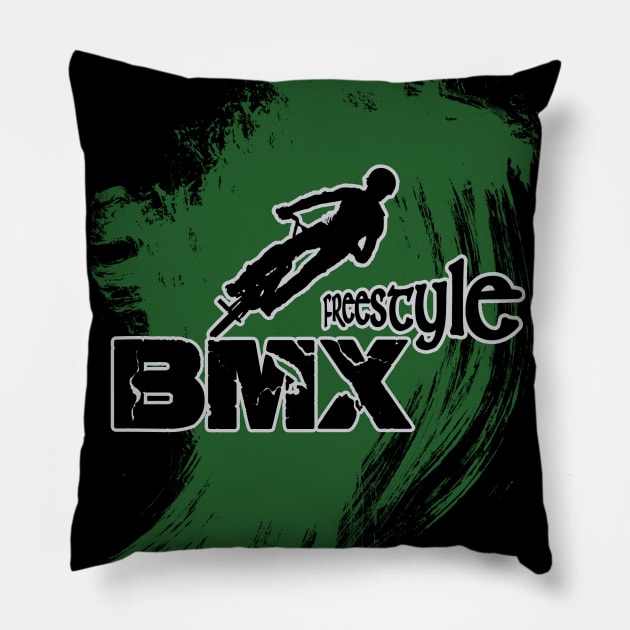 bmx, bmx freestyle - 03 Pillow by hottehue