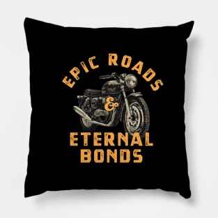 Epic roads & eternal bonds Pillow