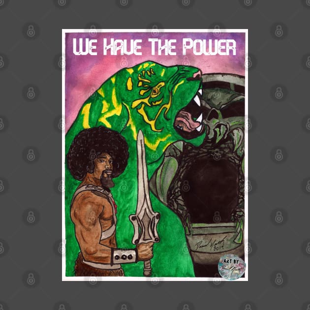 Afro He-Man - We Have the Power by BladeAvenger