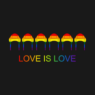 Love is Love - Pride Rainbow Water Polo T-Shirt