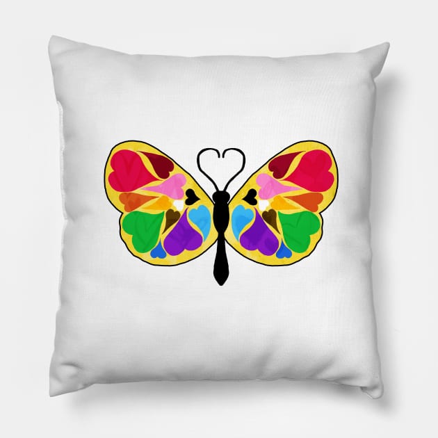 Love and Joy Pillow by Moopichino