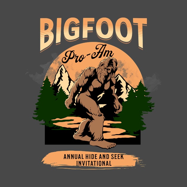 Bigfoot Pro-Am Hide and Seek Invitational by ZombieTeesEtc