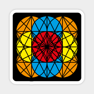 Stained Glass Metatron Magnet