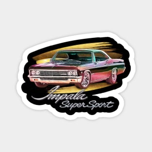 66 Impala Magnet