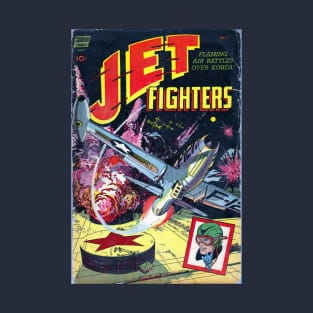 Jet Fighters, vintage aviation cartoon T-Shirt