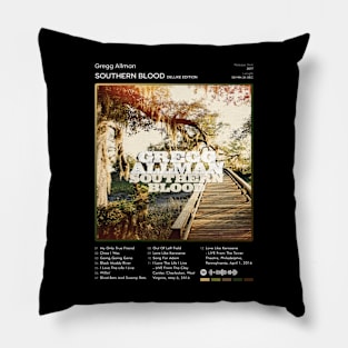 Gregg Allman - Southern Blood Tracklist Album Pillow