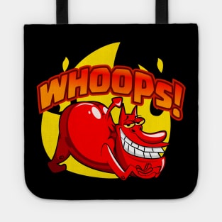 Red whoops! Tote