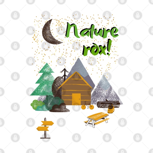 Nature Rox camping design by Life is Raph