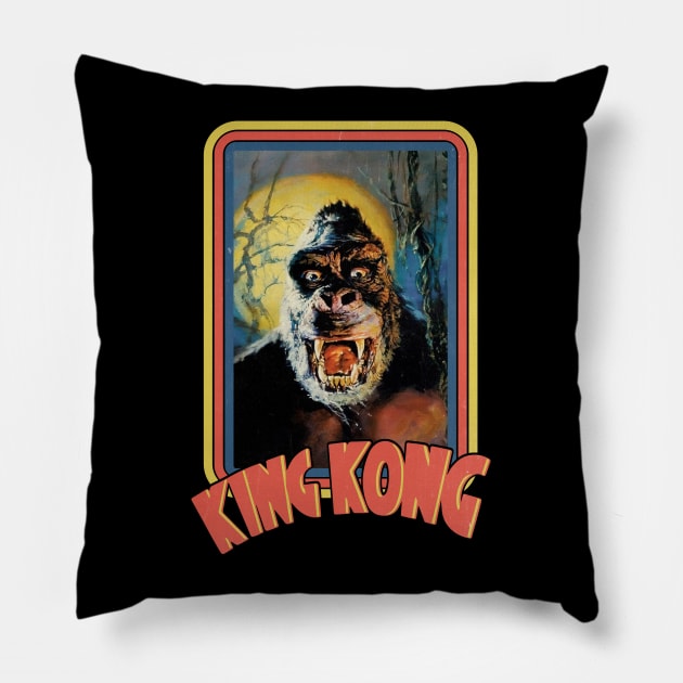 Retro Kong Pillow by GiGiGabutto