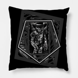 Cowboy Robot Horror Dream Pillow