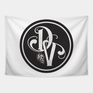 Dead Vinyl Black and White Tapestry