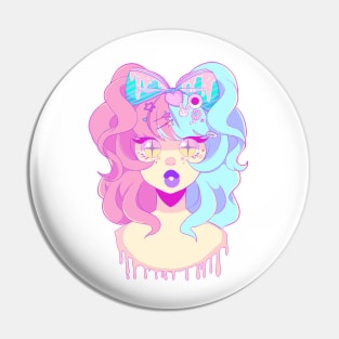 Fairy kei girl Pin