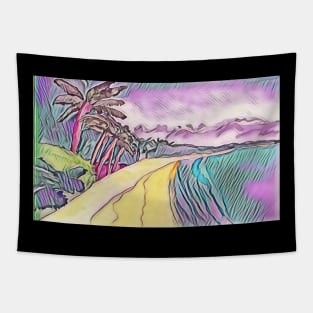 Beautiful beach vibes Tapestry