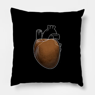 Coffee heart Pillow