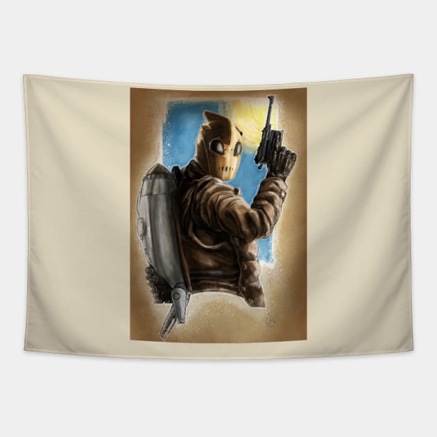 THE ROCKETEER - Color Tapestry by CrazyPencilComics