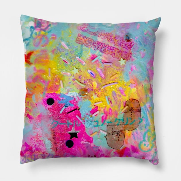 dreamy debris Pillow by gummygunk