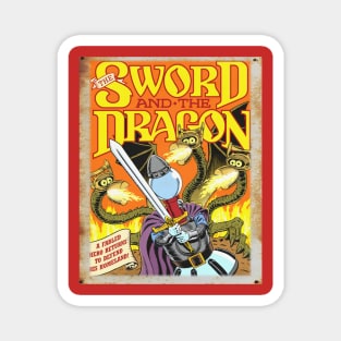 Mystery Science Rusty Barn Sign 3000 - The Sword and the Dragon Magnet