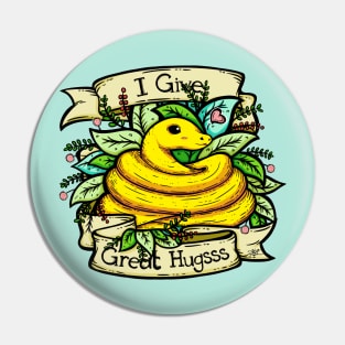 I Give Great Hugsss Pin