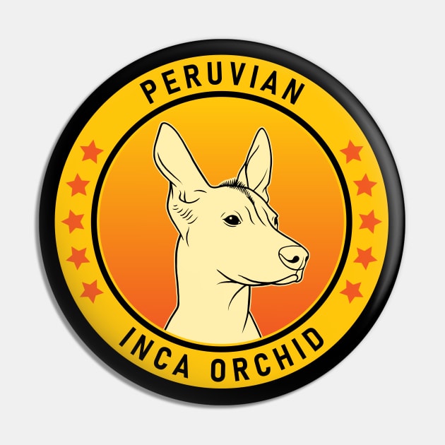 Peruvian Inca Orchid Dog Portrait Pin by millersye