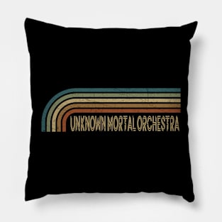 Unknown Mortal Orchestra Retro Stripes Pillow