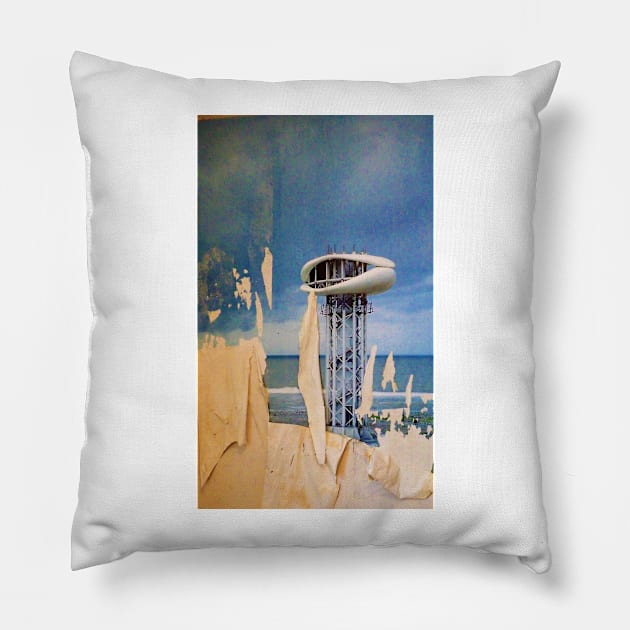 Peeling Poster in Latvia Pillow by SHappe