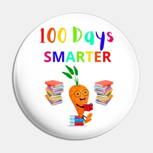 100 Days Smarter, Happy 100 Days Of School Pin