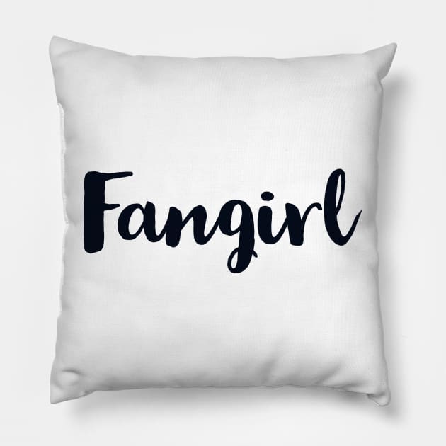 Fangirl Pillow by templeofgeek