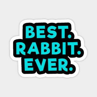 best rabbit ever Light Blue Magnet