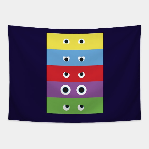 minimalist inside out 2 Tapestry by PWCreate