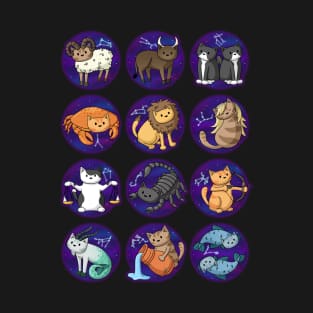 Cats of the Zodiac T-Shirt